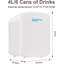 WOLTU 4m³ L Freestanding Mini Fridge-95110169