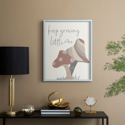 Keep Growing Framed Print - Solid Wood