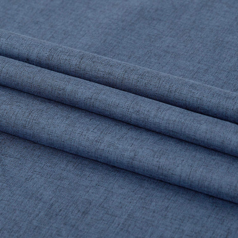 Ipswich Blackout Thermal Grommet Curtain Panels, Blue, 52" W x 108" L