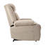 Fauteuil inclinable électrique Power Lift pour personnes âgées, fauteuil en tissu confortable avec repose-pieds allongé, conception ergonomique et télécommande pour une détente facile