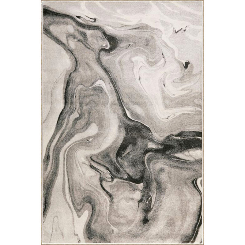 Tapis crème lavable à la machine, Sous-tapis carré 3 pi 3 po inclus