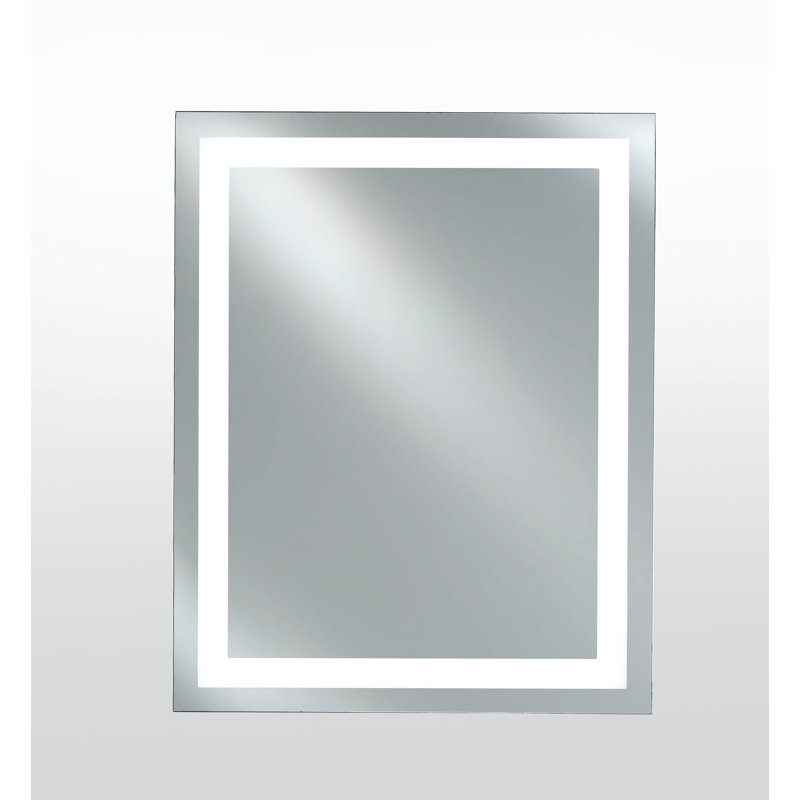 Twombly Flat Wall Mirror, 36" H x 24" W