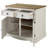 Likins 35.83'' Solid Wood Sideboard