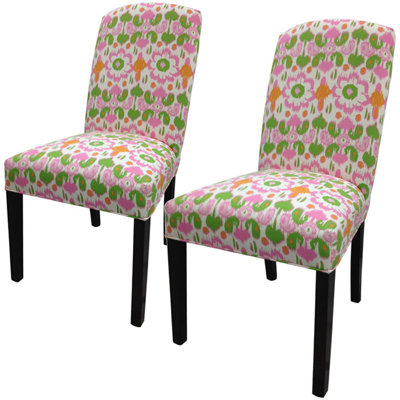 Chaise parsons en coton Flora
