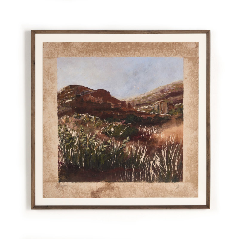 " Desert V " by Aileen Fitzgerald Painting Print