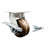 4 Inch Kingpinless High Temp Phenolic Wheel Caster with Brake and Swivel Lock