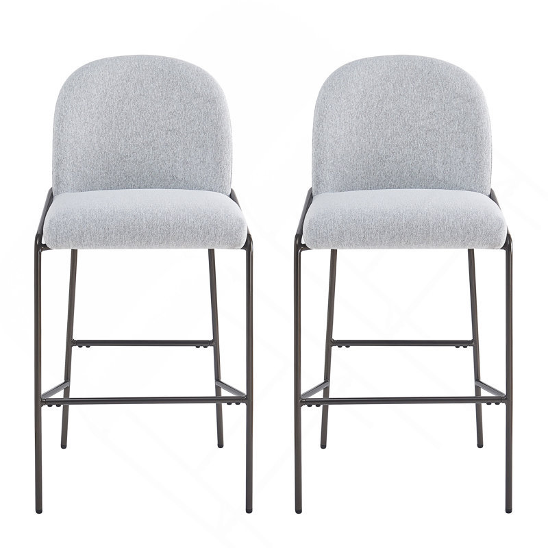 Ensemble de 2 tabourets de bar Galen