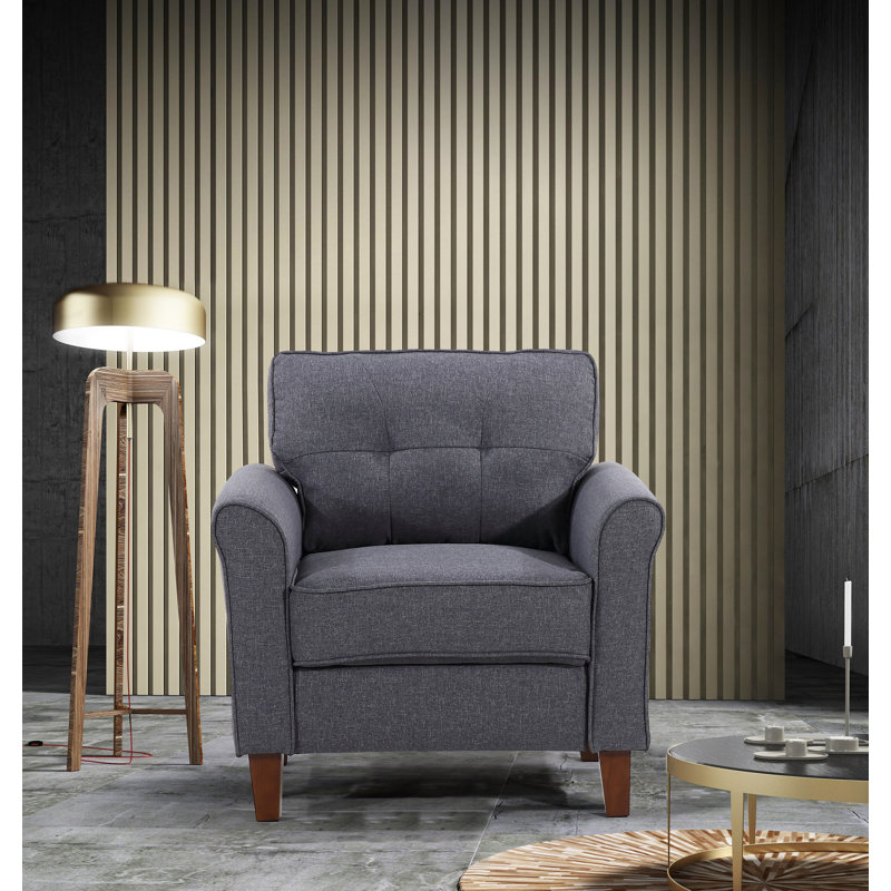 Ensemble de salon Anastassiya, Gris foncé