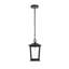 Luminaire suspendu d'extérieur noir 7 pouces Jamila