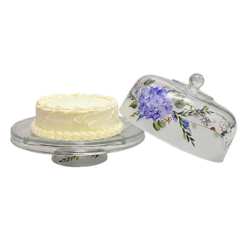 Springtime in Paris Shamrock Cake Stand