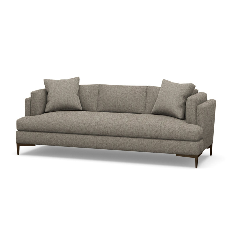 Aiden Sofa, Hanover Twilight (Performance fabric) 1354-94, Antique Bronze