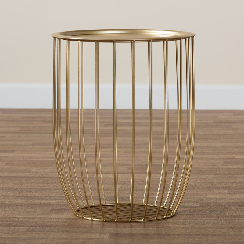 Steel Top End Table