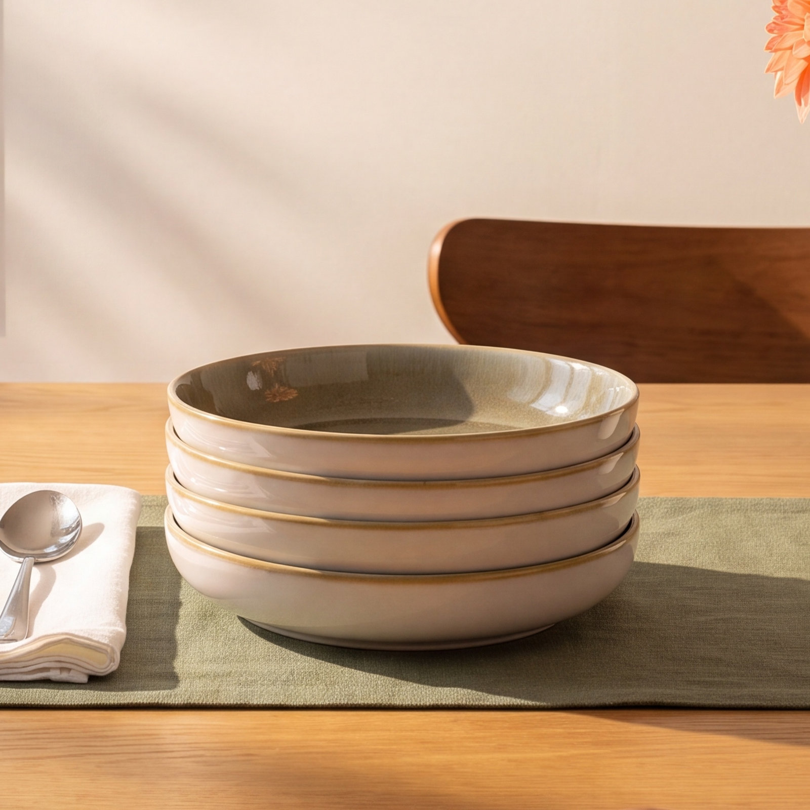 Resona Stoneware Pasta Bowl