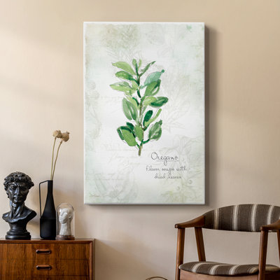 Fresh Oregano -Custom Wrapped Gallery Cavas
