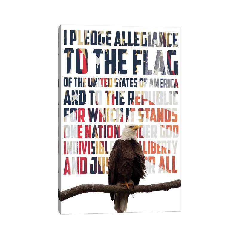 Pledge Allegiance by Kathy Mansfield - Wrapped Canvas Gallery-Wrapped Canvas Giclée, 66.04 cm H x 45.72 cm W