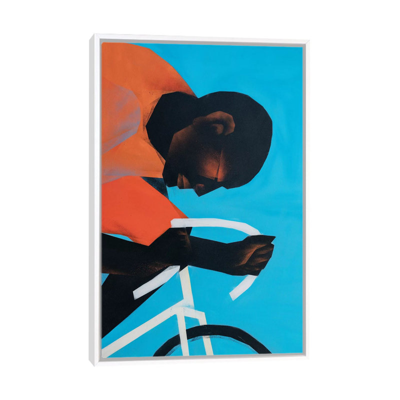 Major I by VCalvento - Print on Canvas, 152.5 cm H x 101.5 cm W, White Framed
