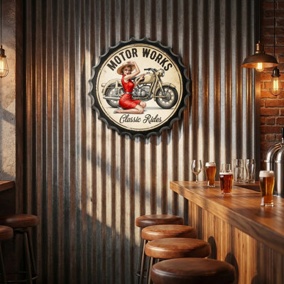 Motor Works Bottle Caps
