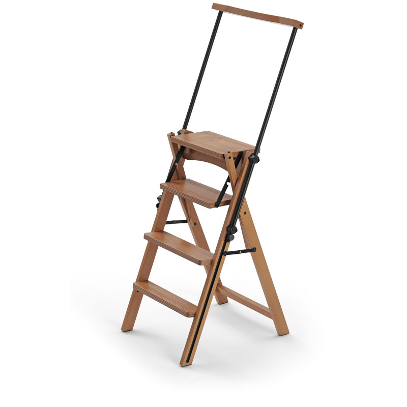 Bella 4 - Step Wood Folding Small Step Ladder