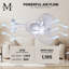 Ventilateur de plafond standard à 3 pales de 13 po avec contrôle mural