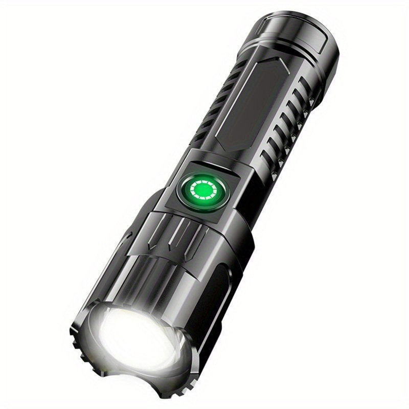 a floodlight Portable USB Rechargeable Strong Light Flashlight