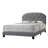 Grey Upholstered Queen Bed