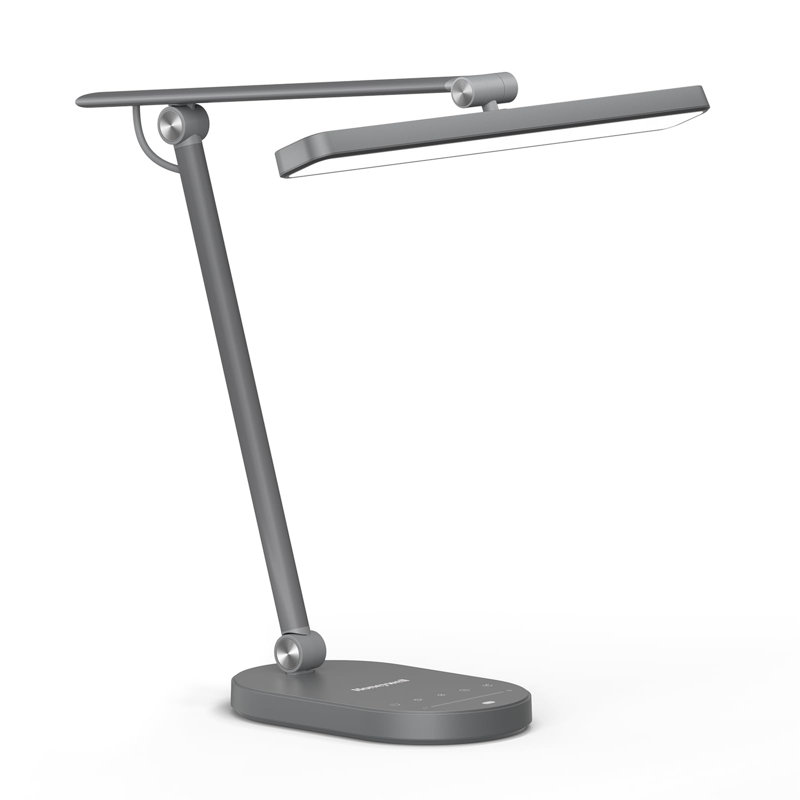 Metal Desk Lamp, Gray