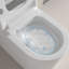Toilette intelligente une pièce avec siège chauffant, chasse d'eau automatique, aromathérapie et capteur de pied - conception sans réservoir avec affichage DEL et séchage à l'air chaud