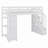Loft Bed With Shelves,Drawers And Stairs-434248047
