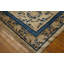 Chinese - Peking Antique Knotted Wool Ivory 1900s Hallway Runner Rectangle Rug
