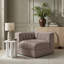 Chaise d'angle rembourrée en tissu Rummi-123507408