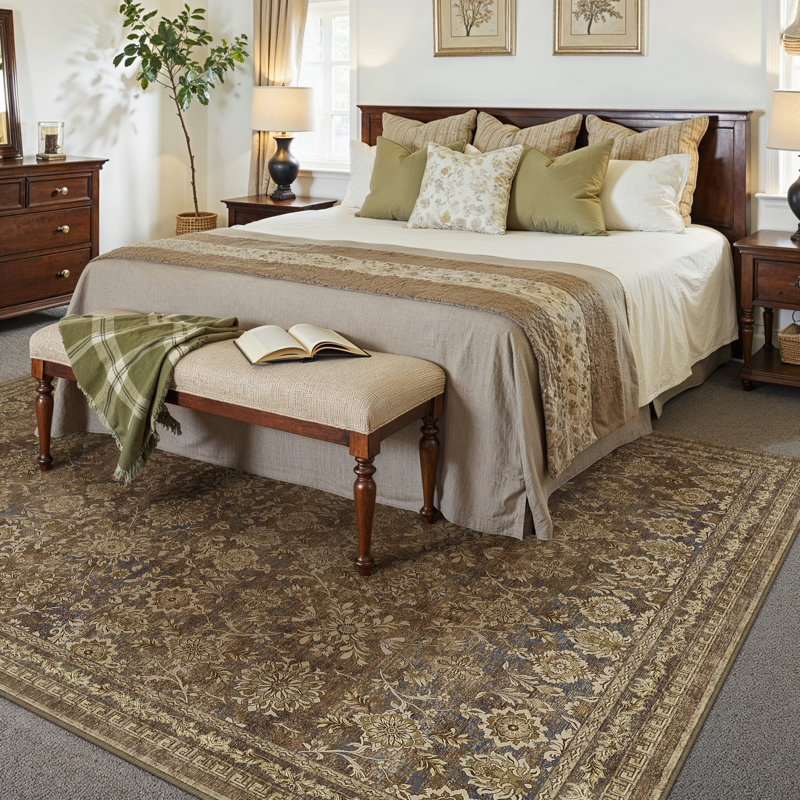 Elyria Performance Oriental Area Rug, Rectangle 9' x 12'