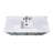Andalo 61" Single Bathroom Vanity Top in Snow White with Sink