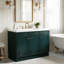 Meuble-lavabo autoportant de 48 po avec lavabo et 3 portes à fermeture en douceur-1480795675