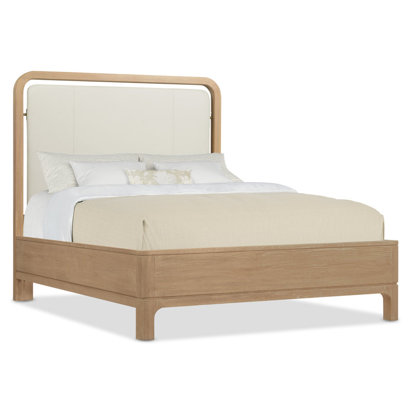 Banyon Bay Panel Bed, Queen, Brown/Cream/Tan