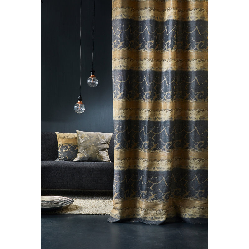 Opalia Abstract Square Cushion, Grey/Beige