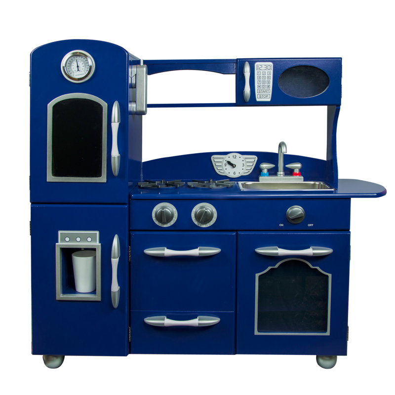  - Little Chef Westchester Retro Play Kitchen, Navy