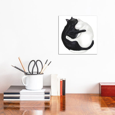 Sleeping Cats 1 Piece Wrapped Canvas Wall Art