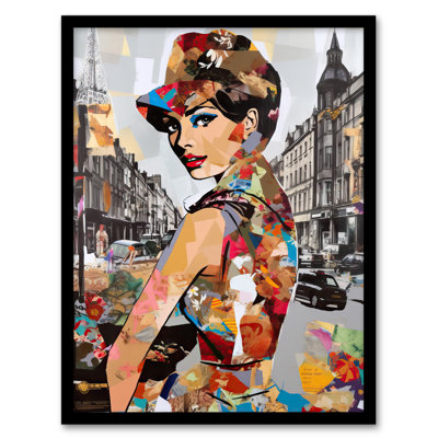 Algerine London Fashion 1960's Portrait In Downtown Street Retro - Single Picture Frame Print