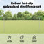 100 cm H x 2500 cm W Border Fencing