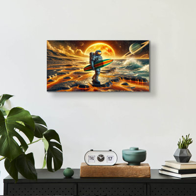 «Explore And Surf» par Rey Klimt, art mural en verre acrylique
