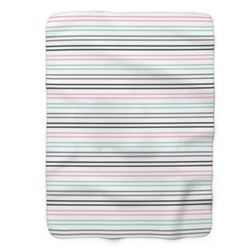 Imprimé chic - couverture en sherpa de qualité supérieure 0069, L 60 po x L 80 po