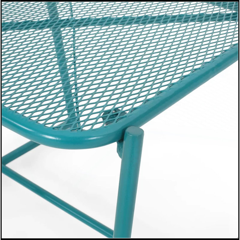 ELBA 15.5"H SIDE TABLE, Teal