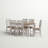 Mereworth 6 - Person Four Leg Dining Set-935137875-931307553
