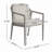 Outdoor Dining Chair Set of 2, Wicker Rattan Woven Patio Chairs-376259681