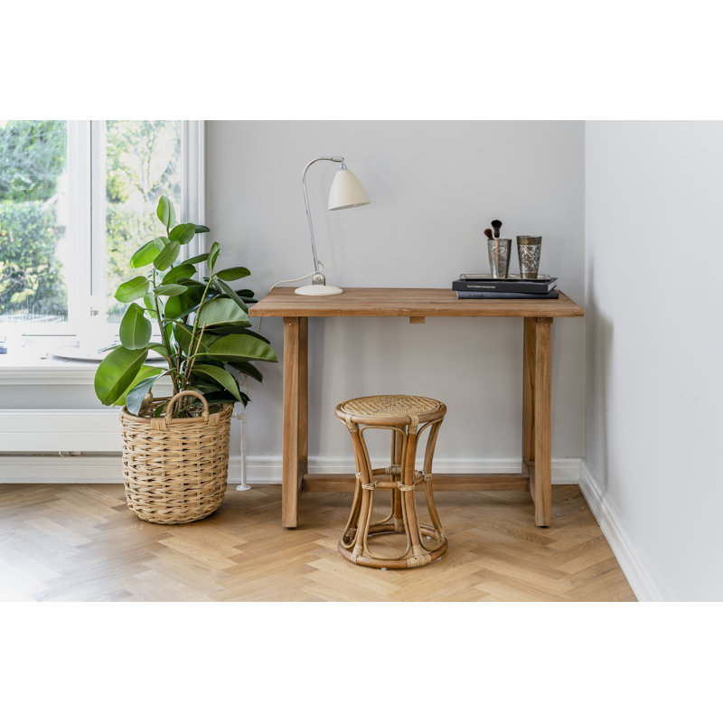 Tabouret d'appoint en rotin, Antique