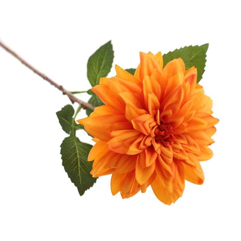 Faux Silk Dahlia Arrangement, Orange