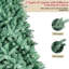  Arbre de Noël non éclairé en épinette bleue PE / PVC, branches à ouverture automatique et support en métal-1740196906