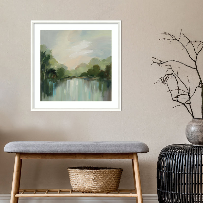 " Cool Spring Day " by Silvia Vassileva, 25" H x 25" W, White