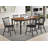 Rectangular 63-inch Wood Dining Table Walnut