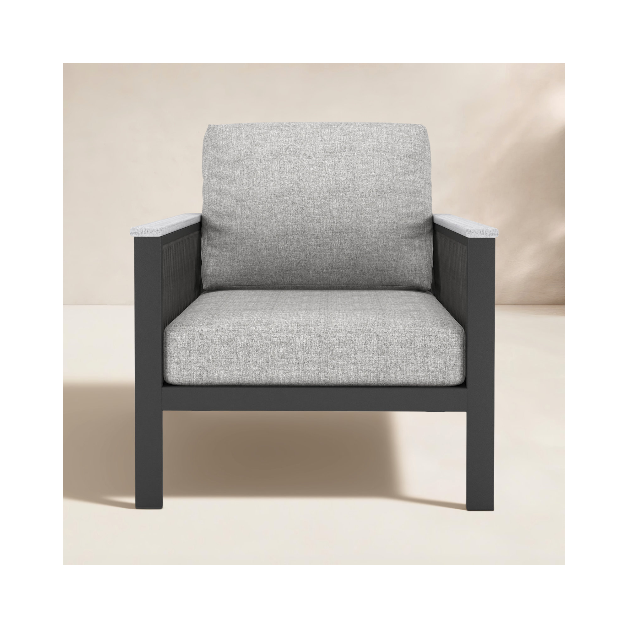 Townsend Patio Chair with Sunbrella® Cushions, Canvas Granite Sunbrella® Canvas